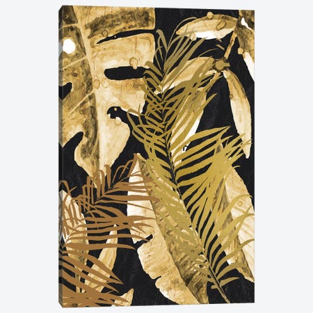 Tropic Golds I Canvas Print #KAL715} by Kimberly Allen Art Print