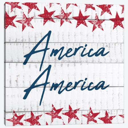 America America Canvas Print #KAL74} by Kimberly Allen Canvas Art Print