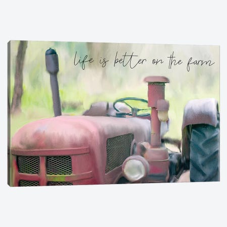 Better On The Farm II Canvas Print #KAL78} by Kimberly Allen Canvas Wall Art