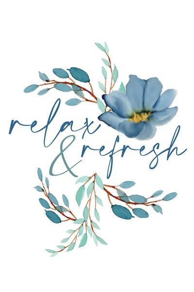 Calm: French Blue II by Kimberly Allen