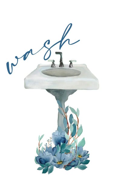 Calm: French Blue III by Kimberly Allen