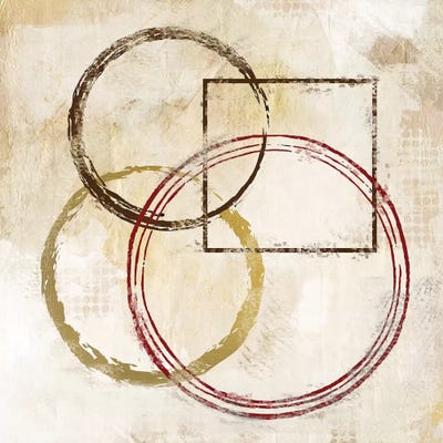 Circles And Squares II by Kimberly Allen acrylic art print