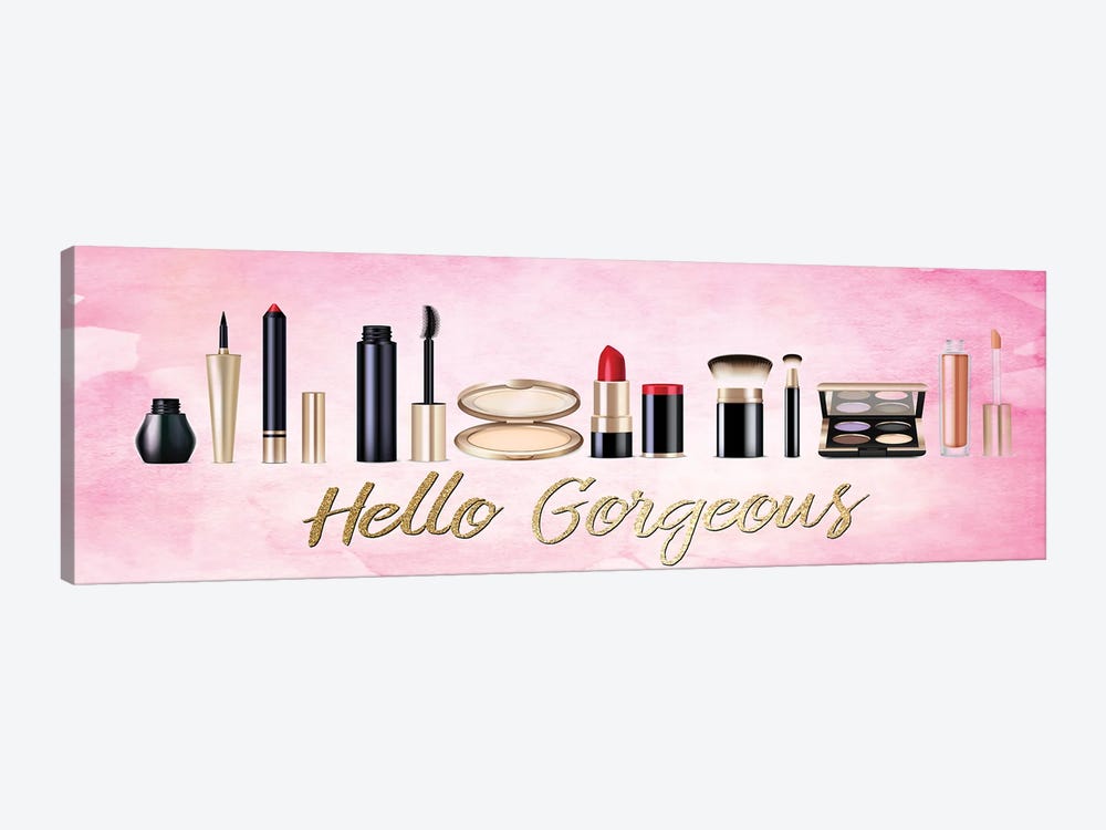 Hello Gorgeous Makeup V2 by Kimberly Allen 1-piece Canvas Wall Art