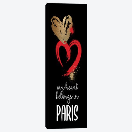 I Love Paris II Canvas Print #KAL810} by Kimberly Allen Canvas Print