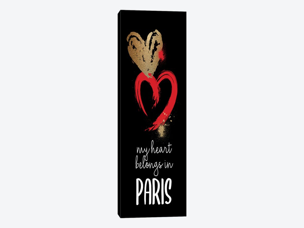 I Love Paris II by Kimberly Allen 1-piece Canvas Art Print
