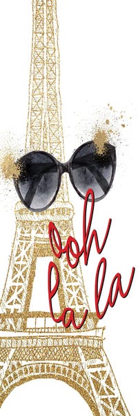 Paris Typography: I Love Paris III by Kimberly Allen