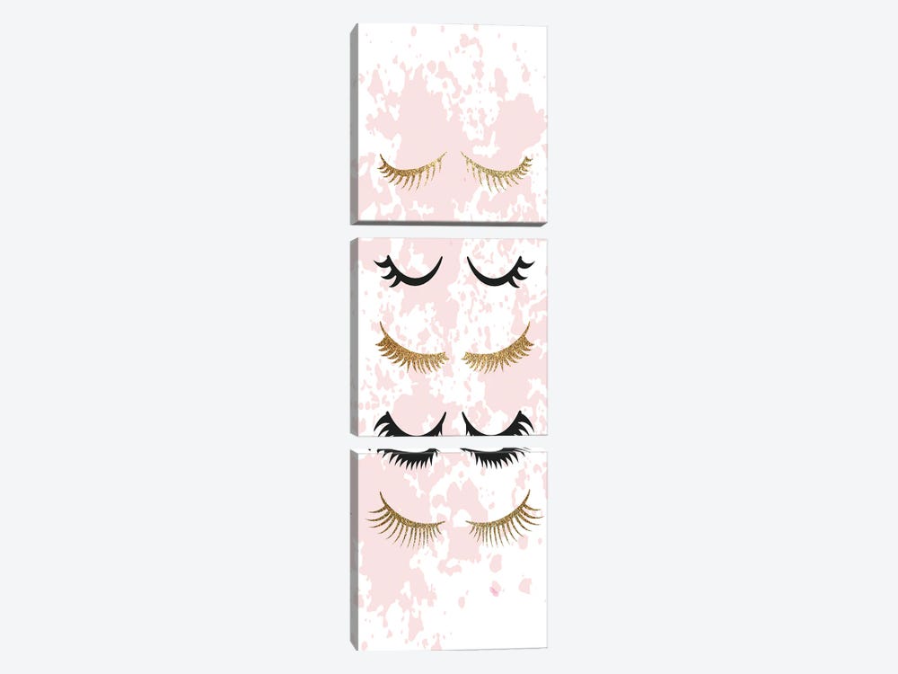 Lashes by Kimberly Allen 3-piece Canvas Artwork