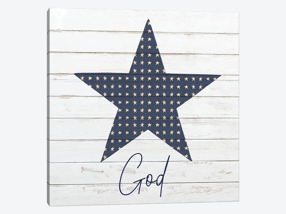 God Bless America I by Kimberly Allen 1-piece Canvas Artwork