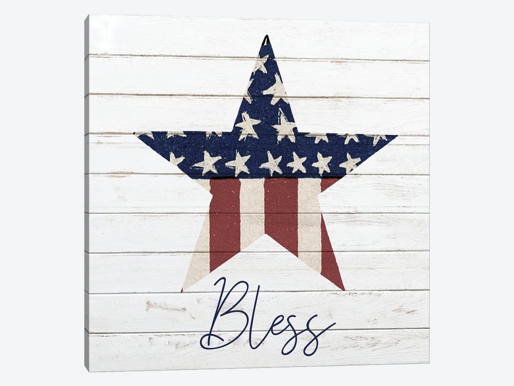 God Bless America II by Kimberly Allen 1-piece Canvas Print