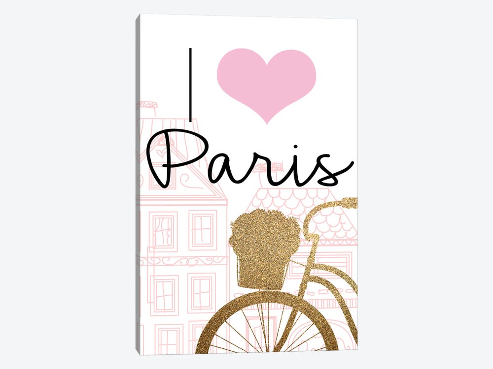 Paris Streets III by Kimberly Allen 1-piece Canvas Print