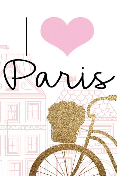 Paris Typography: Paris Streets III by Kimberly Allen