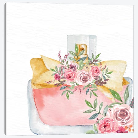 Pink Scent V Canvas Print #KAL915} by Kimberly Allen Art Print