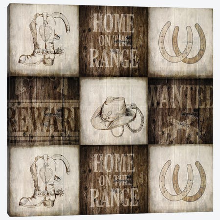 Home On The Range III Canvas Print #KAL94} by Kimberly Allen Art Print