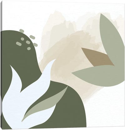 Organic Greens I Canvas Art Print - Kimberly Allen