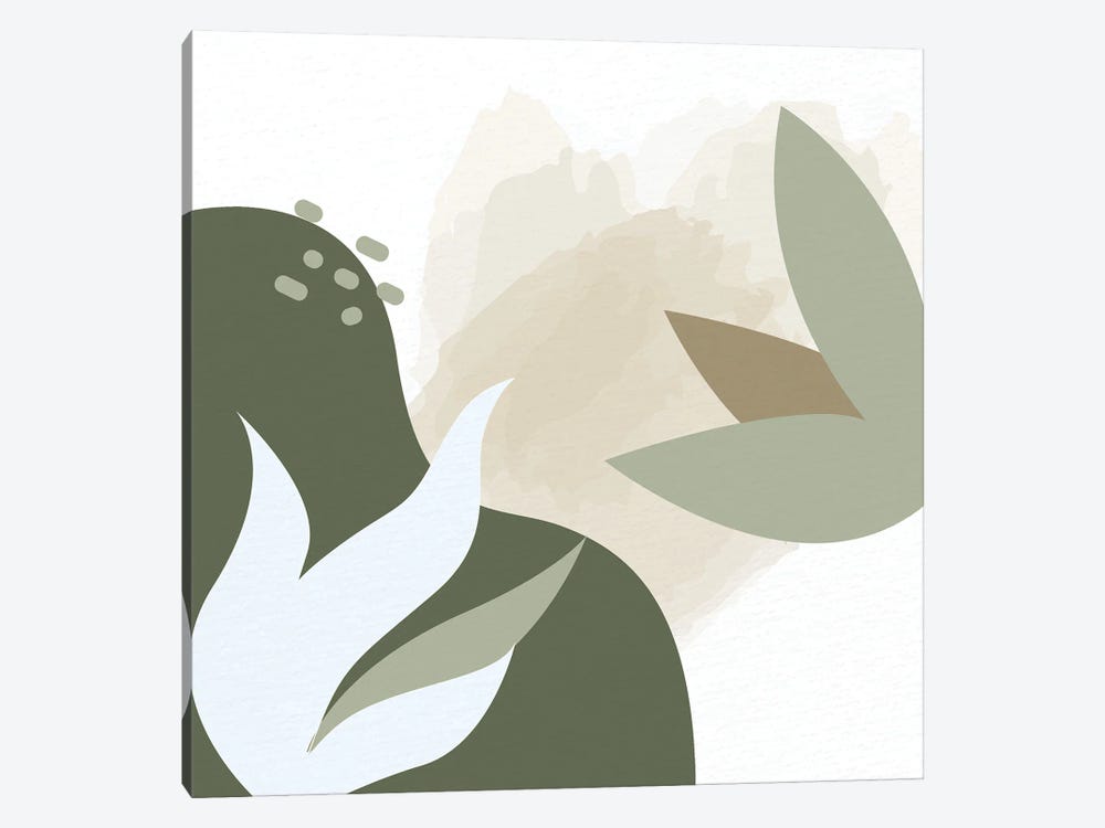 Organic Greens I by Kimberly Allen 1-piece Canvas Print