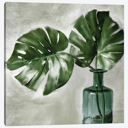 Palm Vase Canvas Print #KAL979} by Kimberly Allen Canvas Artwork