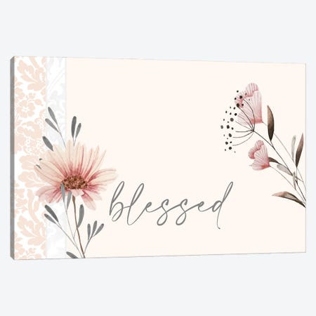 Always Blessed IV Canvas Print #KAL995} by Kimberly Allen Art Print