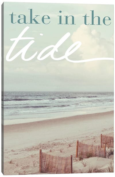 Take in the Tide Canvas Art Print