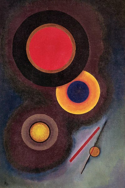 Wassily Kandinsky: Composition With Circles and Lines, 1926 by Wassily Kandinsky