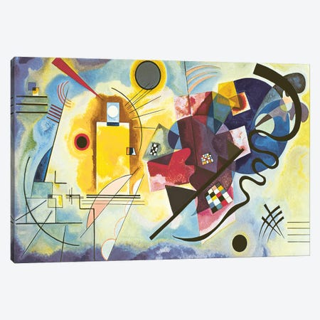 Gelb - Rot - Blau (Yellow-Red-Blue), 1925 Canvas Print #KAN1} by Wassily Kandinsky Canvas Print