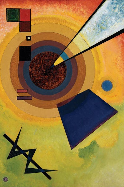 Bauhaus: Green and Red, 1925 by Wassily Kandinsky