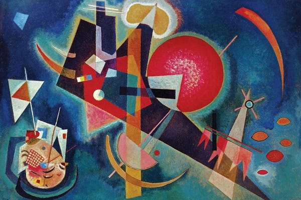 Bauhaus: In Blue, 1925 by Wassily Kandinsky