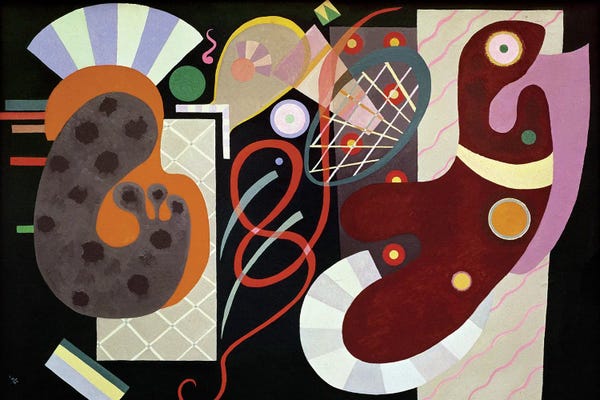 Bauhaus: Red Knot, 1936 by Wassily Kandinsky