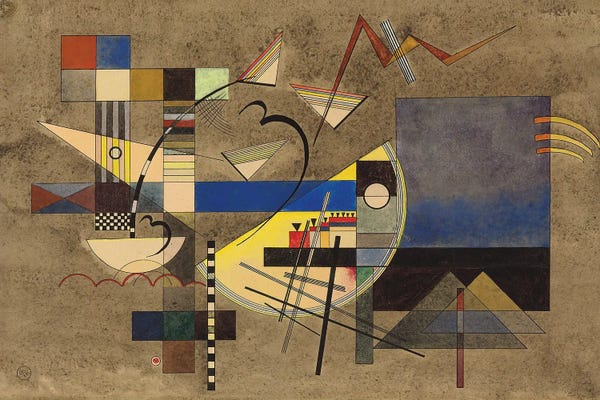 Bauhaus: Solid III; Festes III, 1925 by Wassily Kandinsky