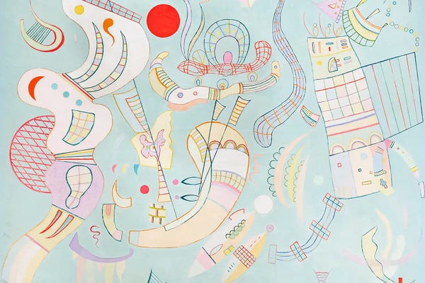 Wassily Kandinsky: Tensions Claires, 1937 by Wassily Kandinsky