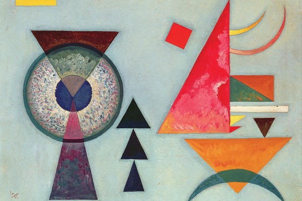 Wassily Kandinsky: Weiches Hart (Soft Hard) by Wassily Kandinsky