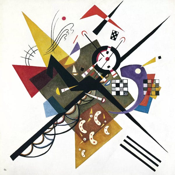 All Things Kandinsky: On White II, 1923 by Wassily Kandinsky
