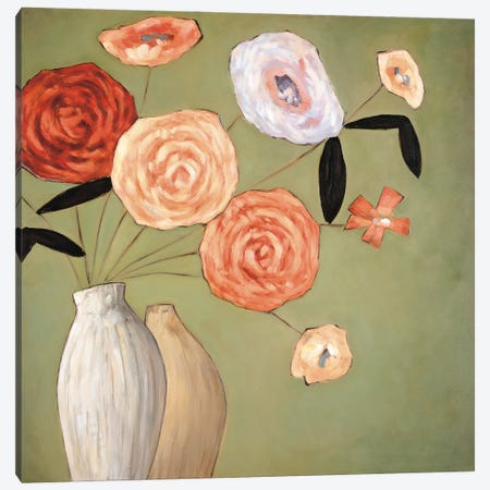 Flourish I Canvas Print #KAO1} by Katy Olsen Canvas Artwork