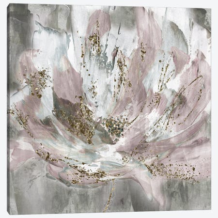 Blush Flower Power Canvas Print #KAT31} by Katrina Craven Canvas Art