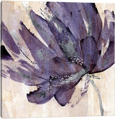 Purple Jewel Canvas Art Print - Katrina Craven