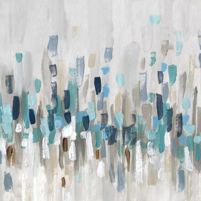 Staccato Blue I by Katrina Craven art print