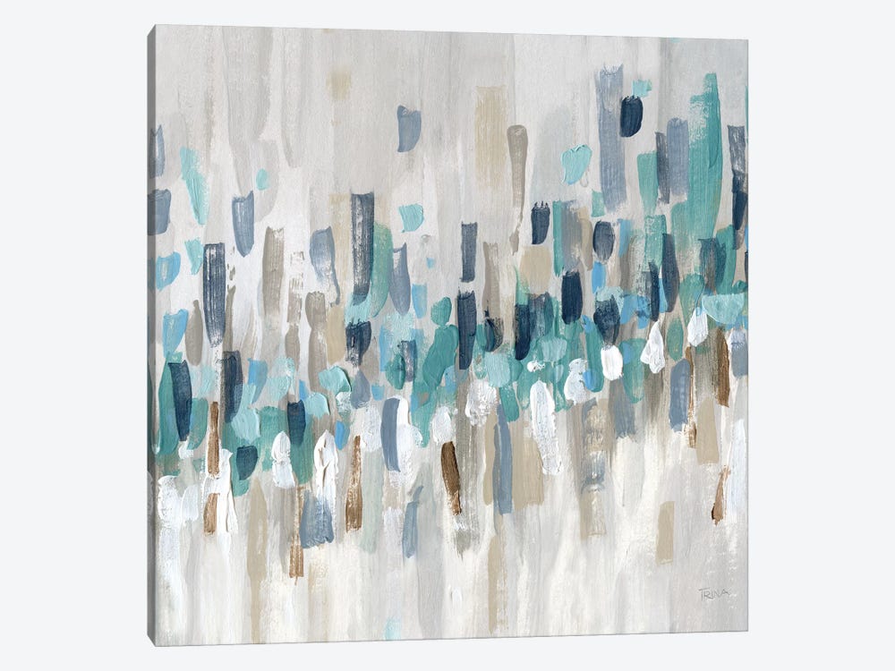 Staccato Blue II by Katrina Craven 1-piece Canvas Art
