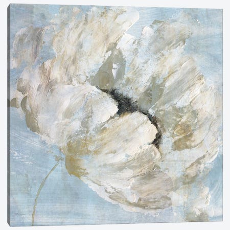 Blue Blanc I Canvas Print #KAT55} by Katrina Craven Canvas Print