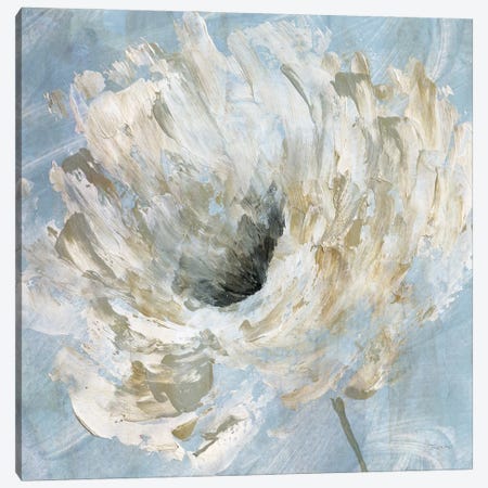 Blue Blanc I Canvas Print #KAT56} by Katrina Craven Canvas Print