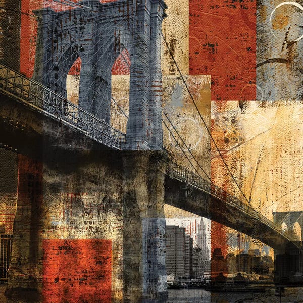 Industrial Office: Brooklyn Bridge by Katrina Craven