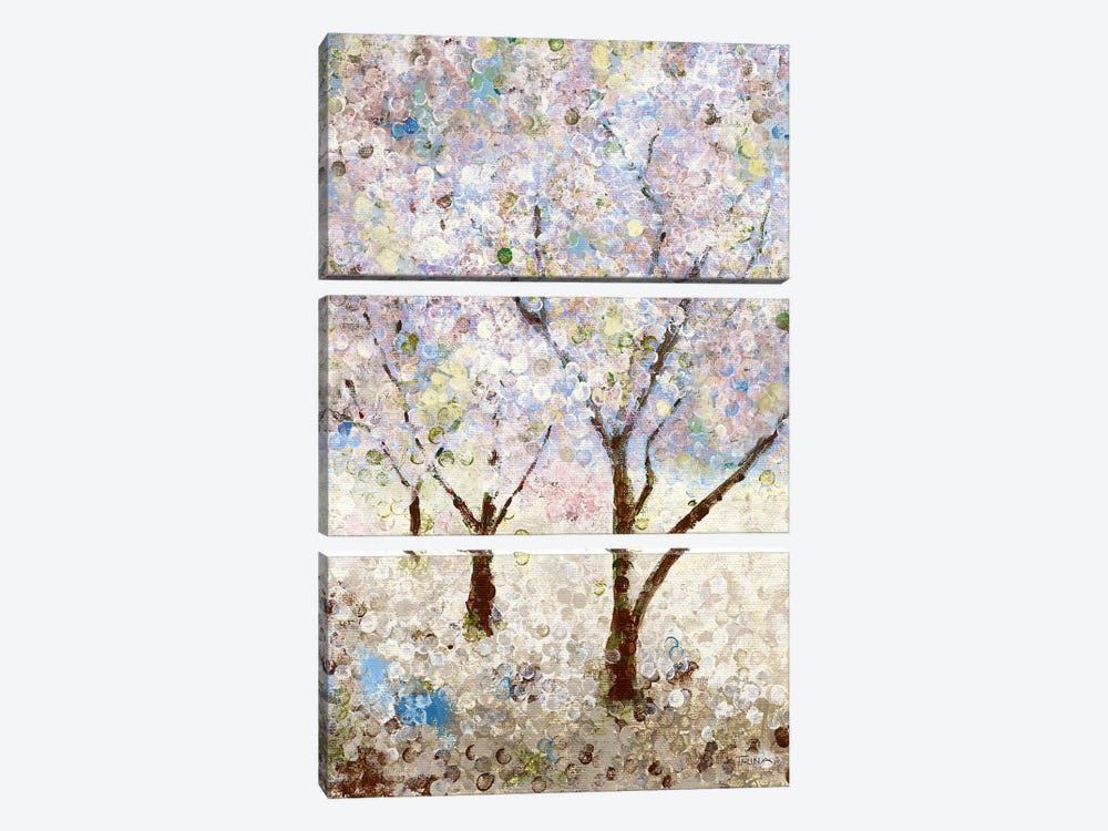 Cherry Blossoms II by Katrina Craven 3-piece Canvas Artwork