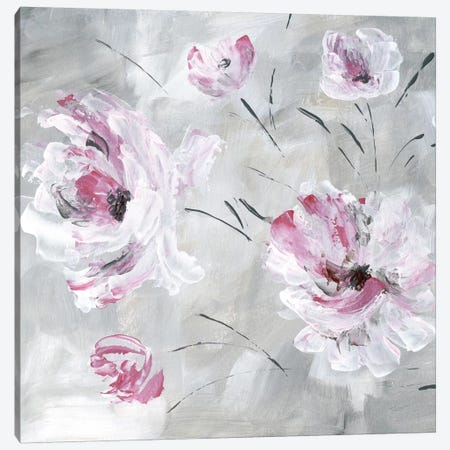 Blush Bloom I Canvas Print #KAT68} by Katrina Craven Canvas Art Print