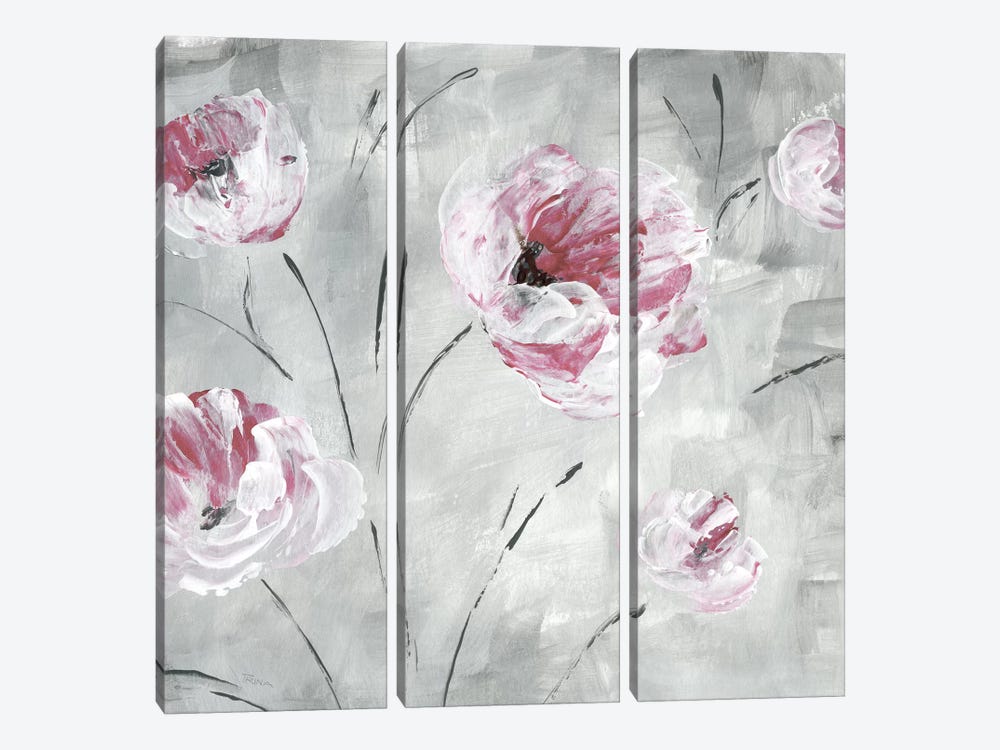 Blush Bloom II by Katrina Craven 3-piece Art Print