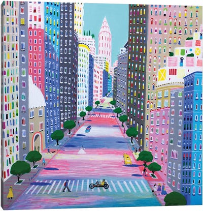 The 15Th Avenue Canvas Art Print - Katrina Avotina