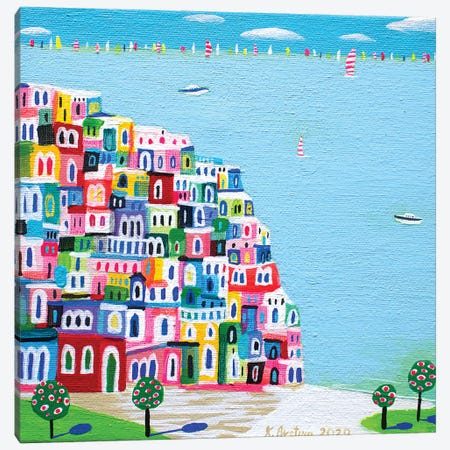 Always Vibrant Canvas Print #KAV6} by Katrina Avotina Canvas Art Print