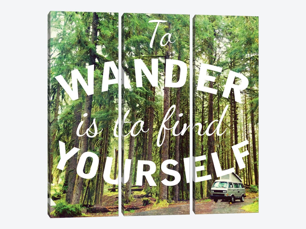 Wandering to Find Yourself by Kali Wilson 3-piece Art Print
