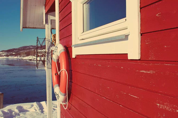 Lake House in Winter