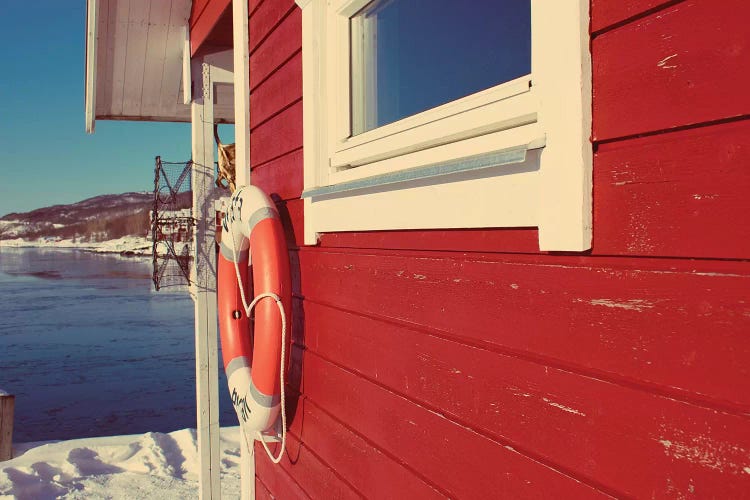 Lake House in Winter by Kali Wilson wall art