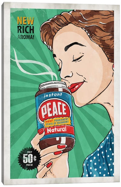 Instant Peace Canvas Art Print - Food & Drink Posters