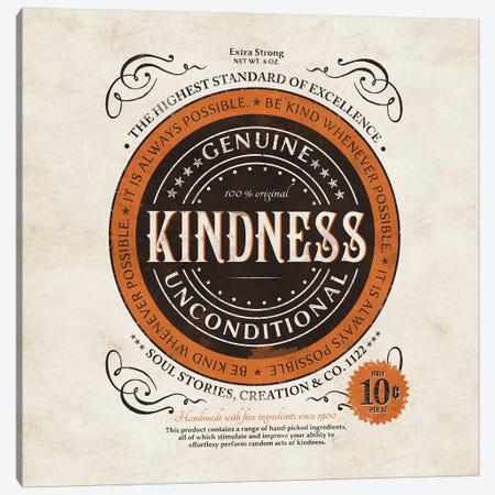 Kindness I Canvas Print #KAY24} by Ester Kay Canvas Print