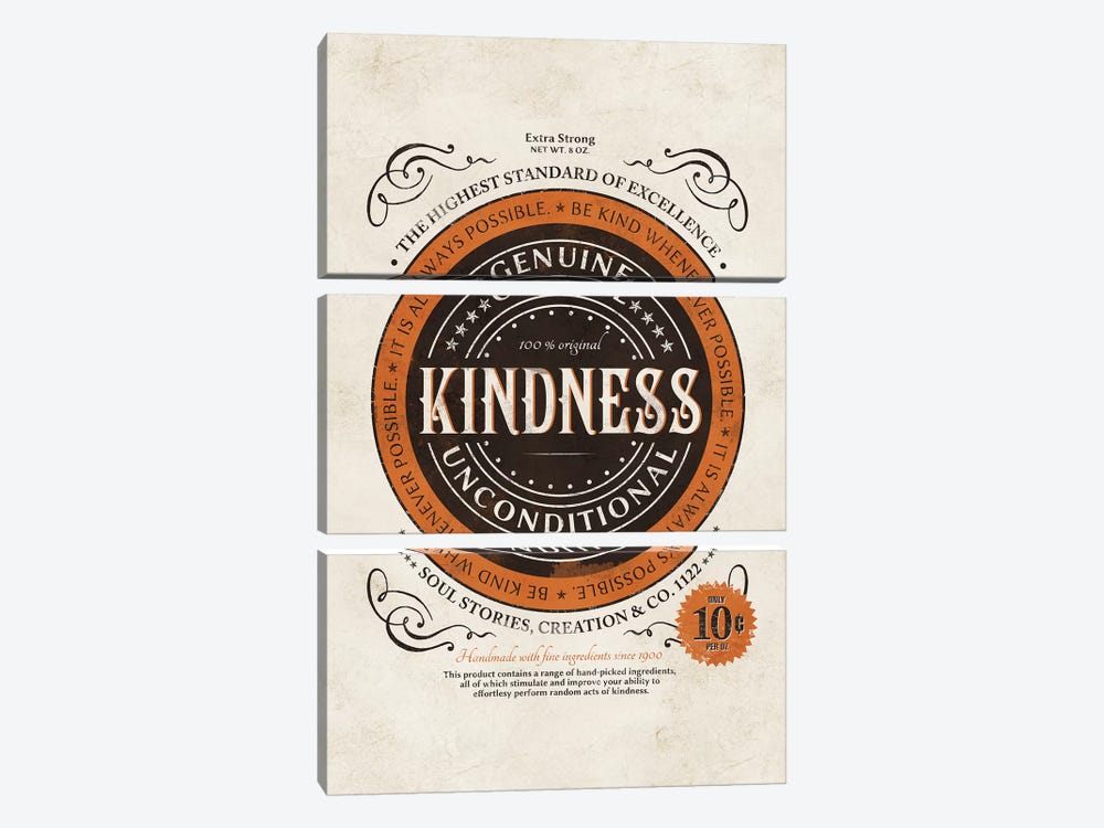 Kindness II by Ester Kay 3-piece Canvas Artwork